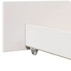 vidaXL Estrutura da Cama com cabeceira com gaveta Branco 135 x 190 cm