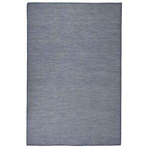 vidaXL Tapete de tecido plano para exterior 120x170 cm azul