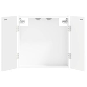 vidaXL Arm&aacute;rio para Dartboard ALKMAAR Branco 52,5 x 10,5 x 53,5 cm