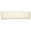 vidaXL Conjunto de Almofadas para Palete 2 pcs Creme 150 x 40 x 8 cm