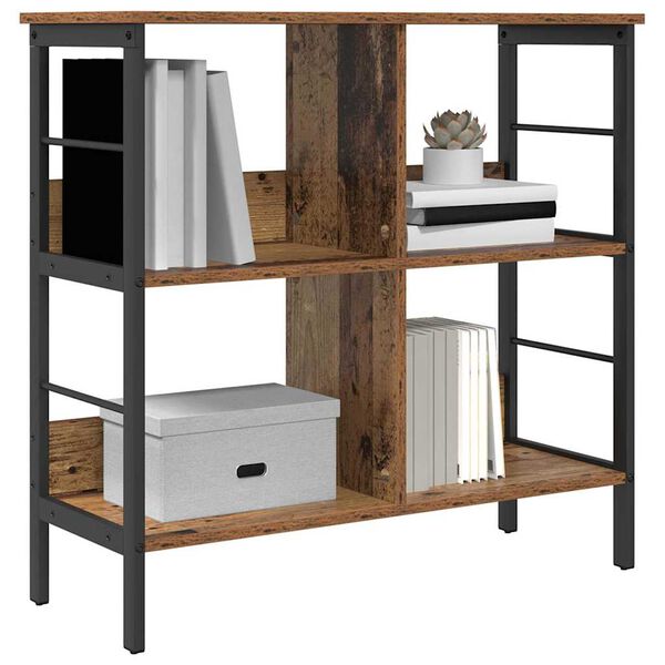 vidaXL Estante Madeira Antiga 82 x 32 x 79 cm Madeira processada