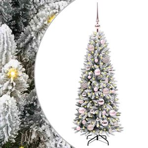 vidaXL &Aacute;rvore de Natal Artificial Branco 120 cm