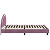 vidaXL Estrutura de Cama Infantil com Cabeceira Roxo 80 x 200 cm