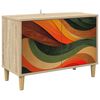 vidaXL Gabinete para TV BONN 69 x 33 x 50 cm Sonoma