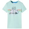 T-shirt infantil menta-claro 104