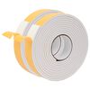 vidaXL Fita de espuma autoadesiva 2 unid. Branco 30mm x 5m Espuma CR