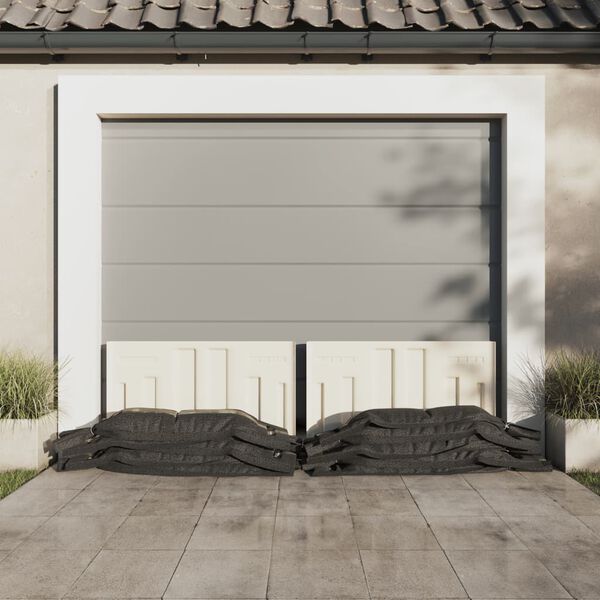 vidaXL Sacos de areia 100 pcs 103x25 cm PEAD verde-escuro