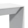 vidaXL Mesa de bar 51x50x103,5 cm derivados de madeira branco