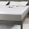 vidaXL Topper de Coco Branco 180 x 200 x 5 cm Tecido Jacquard