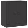 vidaXL Aparador 67x39x73 cm a&ccedil;o preto