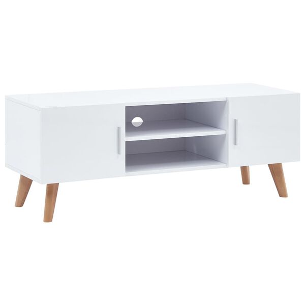 vidaXL Móvel de TV 120x40x46 cm MDF branco