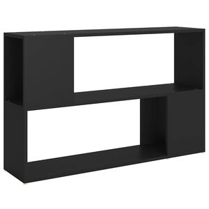 vidaXL Estante 100x24x63 cm derivados de madeira preto