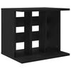 vidaXL Armazenamento de Discos de Vinil Carvalho Preto 42 x 33 x 36 cm