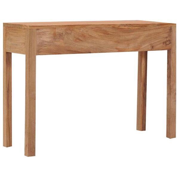 vidaXL Mesa consola 110x35x75 cm madeira de teca maci&ccedil;a