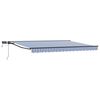 vidaXL Estrutura de Toldo Manual com LEDs 5 &times; 3,5 m