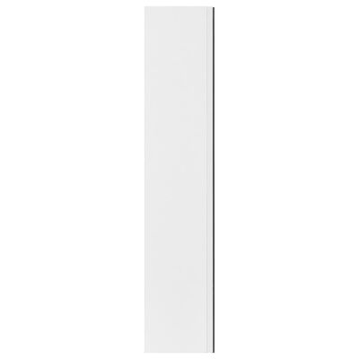 vidaXL Armário espelhado para casa de banho 60x15x75 cm MDF branco