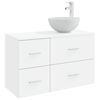 vidaXL Conjunto de M&oacute;veis para Banheiro 2 unid. Branco