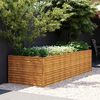 vidaXL Canteiro elevado de jardim 290x100x69 cm a&ccedil;o corten