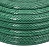 VidaXL Mangueira de jardim com conjunto de encaixe 0,75" 10m PVC verde