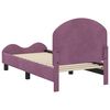 vidaXL Estrutura de Cama para Crian&ccedil;a com Cabeceira Roxo 70 x 140 cm