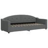 vidaXL Sof&aacute;-cama 80x200 cm tecido cinzento-escuro