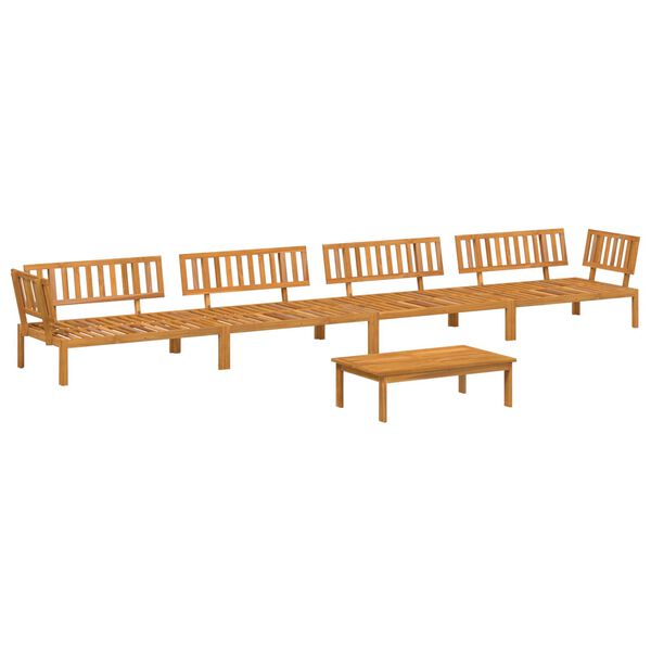 vidaXL Conjunto de Sof&aacute;s com almofada Liso 5 pcs Cinzento-acastanhado