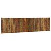 vidaXL Cabeceira 200 cm madeira recuperada maci&ccedil;a multicor