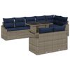 vidaXL Conjunto de Sof&aacute; de Jardim 9 unid. 8-N&uacute;mero de lugares