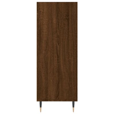 vidaXL Estante 69,5x32,5x90 cm derivados de madeira carvalho castanho