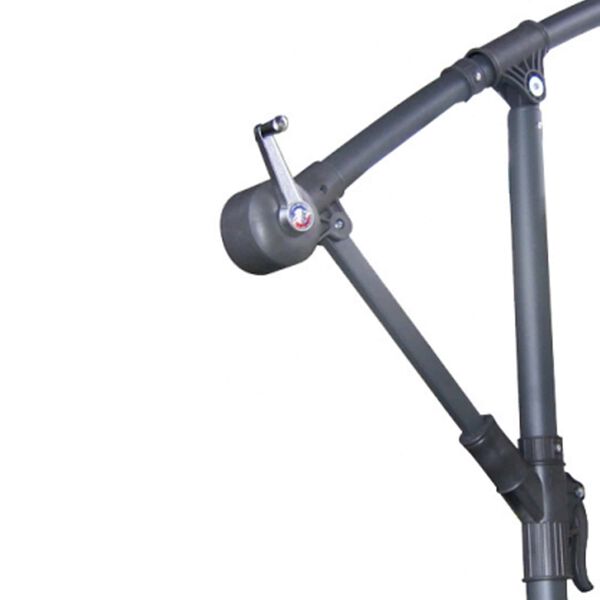 vidaXL Guarda-sol Suspenso Branco