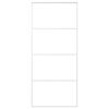 vidaXL Porta deslizante em vidro ESG e alum&iacute;nio 90x205 cm branco