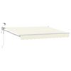 vidaXL Toldo Retr&aacute;til El&eacute;trico Creme 3 x 2,5 m