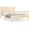 vidaXL Cama sem colch&atilde;o 140x200 cm madeira de pinho maci&ccedil;a