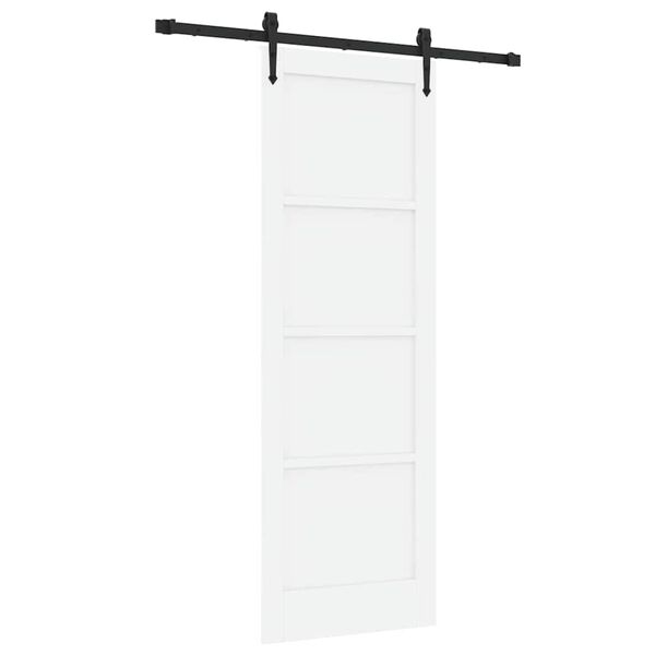 vidaXL Porta Deslizante ORKDAL Branco 73,5 x 211 cm