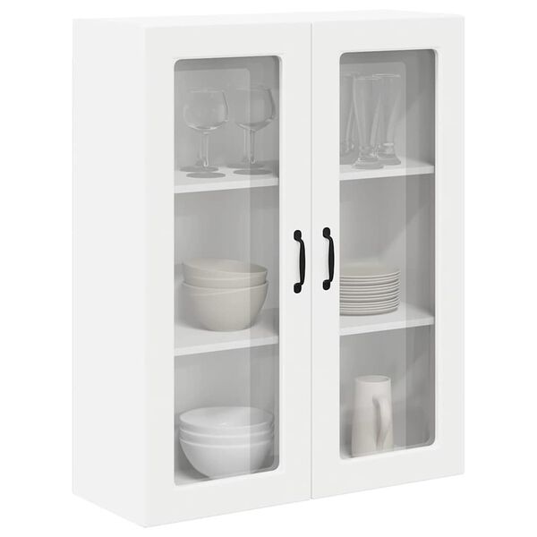 vidaXL Arm&aacute;rio de cozinha suspenso com porta Branco 80 x 31 x 100 cm
