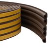vidaXL Selante de Janela Autocolante Castanho 9 x 6 mm 50 m