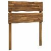 vidaXL Cabeceira de borda viva ROSTOCK Natural 100 cm