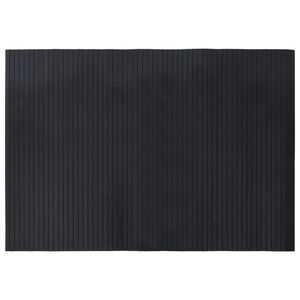 vidaXL Tapete retangular 70x100 cm bambu preto