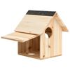 vidaXL Casa para esquilos 26x25x29 cm madeira de abeto maci&ccedil;a
