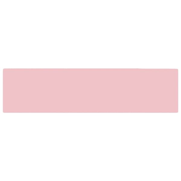 vidaXL Lavat&oacute;rio WC c/ extravasamento cer&acirc;mica rosa mate