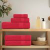vidaXL Toalhas de bid&eacute; FROGN 2 pcs 30x50 cm 360 g/m&sup2; vermelho