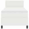 vidaXL Cama Box Manual Creme e Branco 203 x 90 x 88 cm