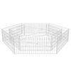 vidaXL Canteiro elevado/cesto gabi&atilde;o hexagonal 200x173x40 cm