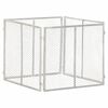 vidaXL Compostor de jardim 85x85x70 cm ferro galvanizado