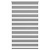 vidaXL Cortina Zebra 80,9x175 cm, Largura do tecido 76,7 cm, cinza