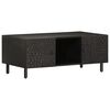 vidaXL Mesa de centro 100x54x40 cm madeira de mangueira maci&ccedil;a preto