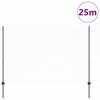 vidaXL Cerca com Poste Cinzeto 1,6 x 25 m A&ccedil;o e PVC
