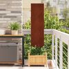 vidaXL Tela de Privacidade para Jardim Ferro Enferrujado 32 x 140 cm