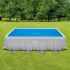 Intex Cobertura para piscina solar 378x186 cm polietileno azul