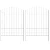 vidaXL Cerca para Jardim WOERDEN 2 unid. 170 x 225 cm Branco